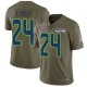 Nike Seahawks -24 Marshawn Lynch Olive Stitched NFL Limited 2017 Salute to Service Jersey