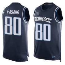 Nike Tennessee Titans -80 Anthony Fasano Navy Blue Alternate Stitched NFL Limited Tank Top Jersey Nike Tennessee Titans -80 Anthony Fasano Navy Blue Alternate Stitched NFL Limited Tank Top Jersey
