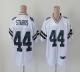Nike Green Bay Packers #44 James Starks White Men's Stitched NFL Elite Jersey