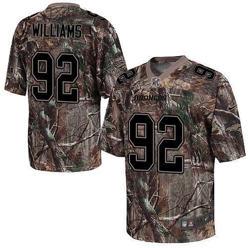 Nike Denver Broncos #92 Sylvester Williams Camo Men's Stitched NFL Realtree Elite Jersey