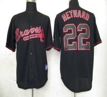Atlanta Braves #22 Jason Heyward Black Fashion Stitched MLB Jersey Atlanta Braves #22 Jason Heyward Black Fashion Stitched MLB Jersey
