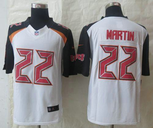 2014 New Tampa Bay Buccaneers -22 Doug Martin White NFL Limited Jersey