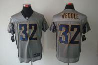 Nike San Diego Chargers #32 Eric Weddle Grey Shadow Men’s Stitched NFL Elite Jersey