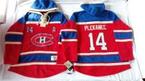 Montreal Canadiens -14 Tomas Plekanec Red Sawyer Hooded Sweatshirt Stitched NHL Jersey Montreal Canadiens -14 Tomas Plekanec Red Sawyer Hooded Sweatshirt Stitched NHL Jersey