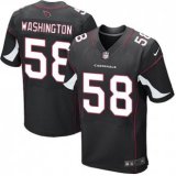 Nike Arizona Cardinals -58 Washington Jersey Black Elite Alternate Jersey