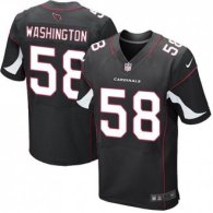 Nike Arizona Cardinals -58 Washington Jersey Black Elite Alternate Jersey