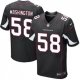 Nike Arizona Cardinals -58 Washington Jersey Black Elite Alternate Jersey