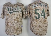 Cincinnati Reds -54 Aroldis Chapman Camo Alternate Cool Base Stitched MLB Jersey Cincinnati Reds -54 Aroldis Chapman Camo Alternate Cool Base Stitched MLB Jersey