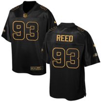 Nike Seahawks -93 Jarran Reed Black Stitched NFL Elite Pro Line Gold Collection Jersey Nike Seahawks -93 Jarran Reed Black Stitched NFL Elite Pro Line Gold Collection Jersey