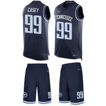 Titans -99 Jurrell Casey Navy Blue Alternate Stitched NFL Limited Tank Top Suit Jersey Titans -99 Jurrell Casey Navy Blue Alternate Stitched NFL Limited Tank Top Suit Jersey