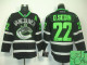 Autographed Vancouver Canucks -22 Daniel Sedin Black Ice Stitched NHL Jersey