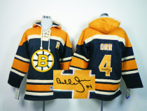 Autographed Boston Bruins -4 Bobby Orr Black Sawyer Hooded Sweatshirt Stitched NHL Jersey Autographed Boston Bruins -4 Bobby Orr Black Sawyer Hooded Sweatshirt Stitched NHL Jersey