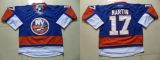 New York Islanders -17 Matt Martin Baby Blue Stitched NHL Jersey