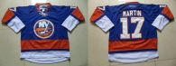 New York Islanders -17 Matt Martin Baby Blue Stitched NHL Jersey
