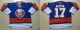 New York Islanders -17 Matt Martin Baby Blue Stitched NHL Jersey