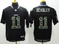 Nike Dallas Cowboys #11 Cole Beasley Black Men's Stitched NFL Elite Camo Fashion Jersey