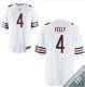 Nike Chicago Bears -4 White Feely Elite Jersey