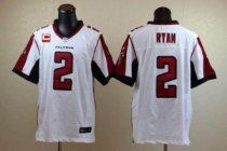 Nike Falcons 2 Matt Ryan White With C Patch Stitched NFL Elite Jersey Nike Falcons 2 Matt Ryan White With C Patch Stitched NFL Elite Jersey