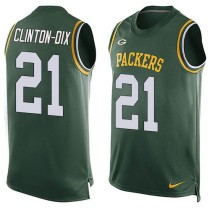 Nike Green Bay Packers -21 Ha Ha Clinton-Dix Green Team Color Stitched NFL Limited Tank Top Jersey Nike Green Bay Packers -21 Ha Ha Clinton-Dix Green Team Color Stitched NFL Limited Tank Top Jersey