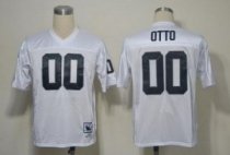 Mitchell And Ness Raiders -0 Jim Otto White Stitched Throwback NFL Jersey Mitchell And Ness Raiders -0 Jim Otto White Stitched Throwback NFL Jersey
