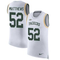 Nike Packers -52 Clay Matthews White Stitched NFL Limited Rush Tank Top Jersey Nike Packers -52 Clay Matthews White Stitched NFL Limited Rush Tank Top Jersey