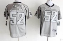 Nike Oakland Raiders -52 Khalil Mack Grey Shadow NFL Elite Jersey Nike Oakland Raiders -52 Khalil Mack Grey Shadow NFL Elite Jersey