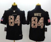 Nike Atlanta Falcons 84 Roddy White Black NFL Limited Salute to Service jersey Nike Atlanta Falcons 84 Roddy White Black NFL Limited Salute to Service jersey