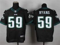 Nike Philadelphia Eagles #59 DeMeco Ryans Black Alternate Men's Stitched NFL New Elite Jersey Nike Philadelphia Eagles #59 DeMeco Ryans Black Alternate Men's Stitched NFL New Elite Jersey