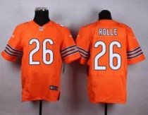 Nike Chicago Bears -26 Antrel Rolle Orange Alternate Stitched NFL Elite Jersey Nike Chicago Bears -26 Antrel Rolle Orange Alternate Stitched NFL Elite Jersey