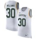 Nike Packers -30 Jamaal Williams White Stitched NFL Limited Rush Tank Top Jersey