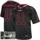 NEW Arizona Cardinals -11 Larry Fitzgerald Lights Out Black Jerseys(Signed Elite