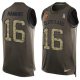 Nike Browns -16 Andrew Hawkins Green Stitched NFL Limited Salute To Service Tank Top Jersey