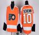 Philadelphia Flyers -10 Brayden Schenn Orange Stitched NHL Jersey