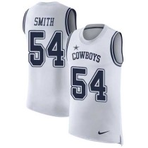 Nike Cowboys -54 Jaylon Smith White Stitched NFL Limited Rush Tank Top Jersey Nike Cowboys -54 Jaylon Smith White Stitched NFL Limited Rush Tank Top Jersey