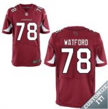 Nike Arizona Cardinals -78 Watford Jersey Red Elite Home Jersey