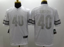 Nike Chicago Bears -40 Gale Sayers White NFL Limited Platinum Jersey Nike Chicago Bears -40 Gale Sayers White NFL Limited Platinum Jersey