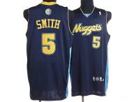 Denver Nuggets -5 JR Smith Stitched Dark Blue NBA Jersey