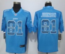 2015 New Nike Detroit Lions -81 Andre Johnson Pro Line Blue Fashion Strobe Jersey 2015 New Nike Detroit Lions -81 Andre Johnson Pro Line Blue Fashion Strobe Jersey