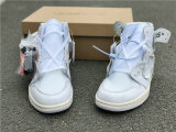 Authentic Off White x Air Jordan 1 White GS