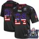 Nike New England Patriots -24 Darrelle Revis Black Super Bowl XLIX Champions Patch Mens Stitched NFL
