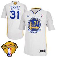 Revolution 30 Golden State Warriors -31 Festus Ezeli White Alternate The Finals Patch Stitched NBA J