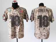 NEW Cincinnati Bengals -18 A J  Green Camo NFL Elite USMC Jersey(USA)