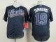 Atlanta Braves #19 Andrelton Simmons Blue Cool Base Stitched MLB Jersey