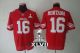 Nike San Francisco 49ers -16 Joe Montana Red Team Color Super Bowl XLVII Mens Stitched NFL Elite Jer