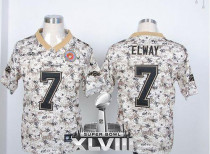 Nike Denver Broncos #7 John Elway Camo USMC Super Bowl XLVIII Men's Stitched NFL Elite Jersey