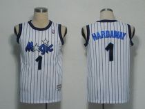 Mitchell and Ness Orlando Magic -1 Penny Hardaway White Stitched NBA Jersey Mitchell and Ness Orlando Magic -1 Penny Hardaway White Stitched NBA Jersey