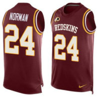 Nike Redskins -24 Josh Norman Burgundy Red Team Color Stitched NFL Limited Tank Top Jersey