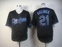 Los Angeles Dodgers -21 Zack Greinke Black Fashion Stitched MLB Jersey Los Angeles Dodgers -21 Zack Greinke Black Fashion Stitched MLB Jersey