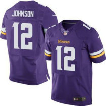 Nike Minnesota Vikings -12 Charles Johnson Purple Team Color Stitched NFL Elite Jersey Nike Minnesota Vikings -12 Charles Johnson Purple Team Color Stitched NFL Elite Jersey