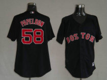Boston Red Sox #58 Jonathan Papelbon Stitched Dark Blue MLB Jersey Boston Red Sox #58 Jonathan Papelbon Stitched Dark Blue MLB Jersey